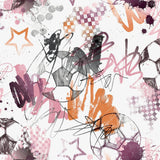 Galerie G78567 Kids and Teens Graffiti Sports Pink Wallpaper G78567 Pink Wallpaper