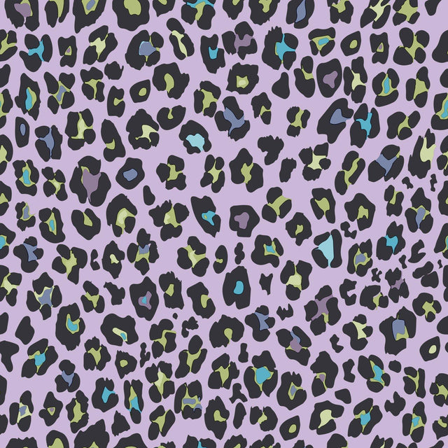 Galerie G78566 Kids and Teens Fun Leopard Purple Wallpaper G78566 Purple Wallpaper