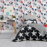 Galerie G78568 Kids and Teens Graffiti Sports Blue Wallpaper G78568 Blue Wallpaper
