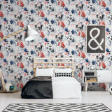 Galerie G78568 Kids and Teens Graffiti Sports Blue Wallpaper G78568 Blue Wallpaper
