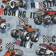 Galerie G78570 Kids and Teens Monster Trucks Blue Wallpaper G78570 Blue Wallpaper