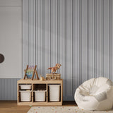 Galerie G78572 Kids and Teens Multi Stripe Grey Wallpaper G78572 Grey Wallpaper