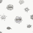 Galerie G78579 Kids and Teens Pop Art Grey Wallpaper G78579 Grey Wallpaper