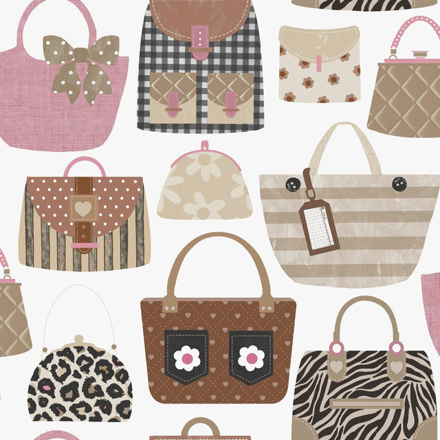 Galerie G78582 Kids and Teens Purses Beige Wallpaper G78582 Beige Wallpaper