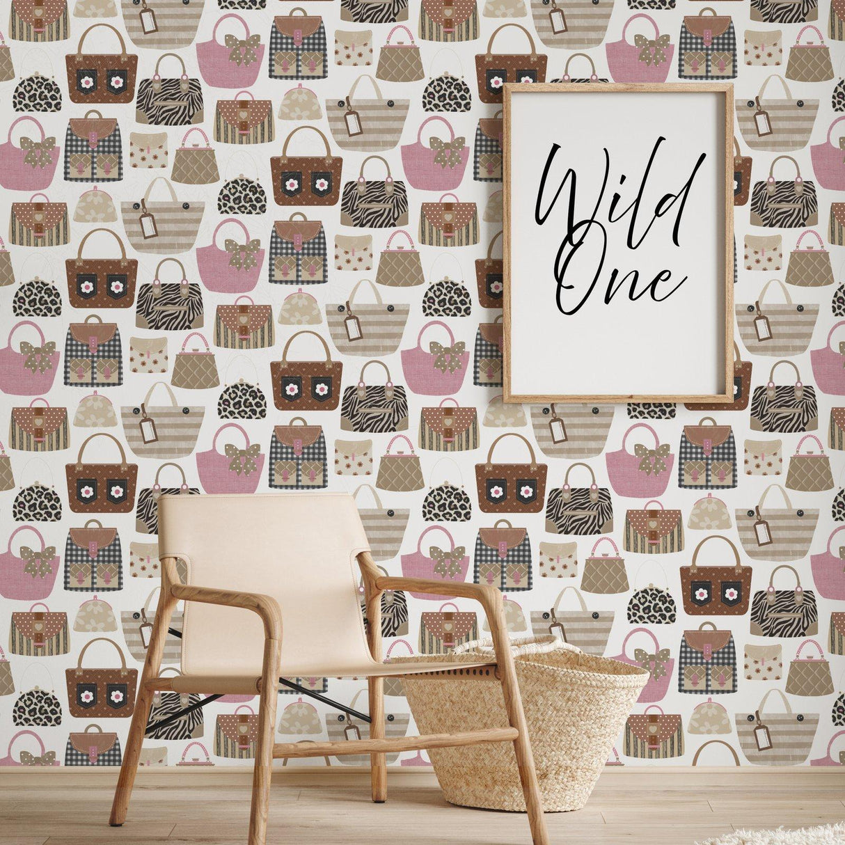 Galerie G78582 Kids and Teens Purses Beige Wallpaper G78582 Beige Wallpaper