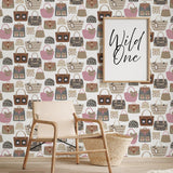 Galerie G78582 Kids and Teens Purses Beige Wallpaper G78582 Beige Wallpaper