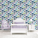 Galerie G78583 Kids and Teens Purses Blue Wallpaper G78583 Blue Wallpaper