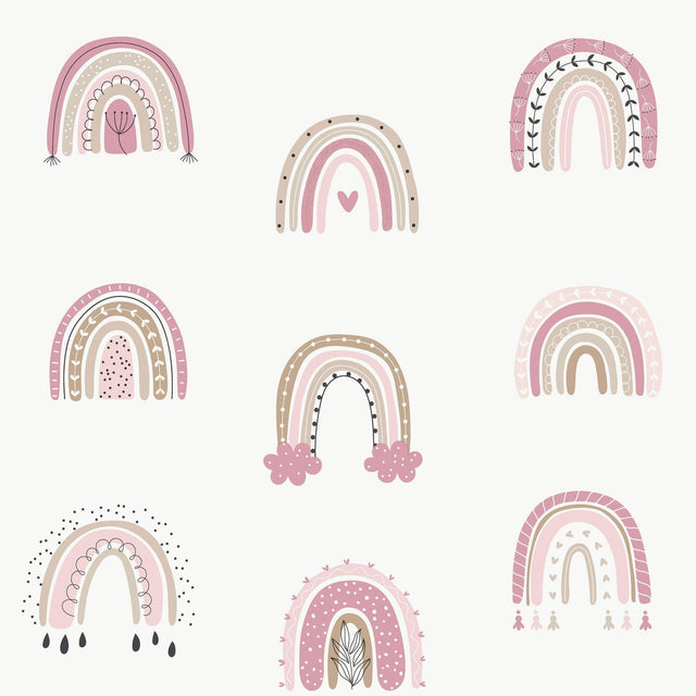 Galerie G78584 Kids and Teens Rainbo-Ho Pink Wallpaper G78584 Pink Wallpaper
