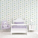 Galerie G78585 Kids and Teens Rainbo-Ho Blue Wallpaper G78585 Blue Wallpaper