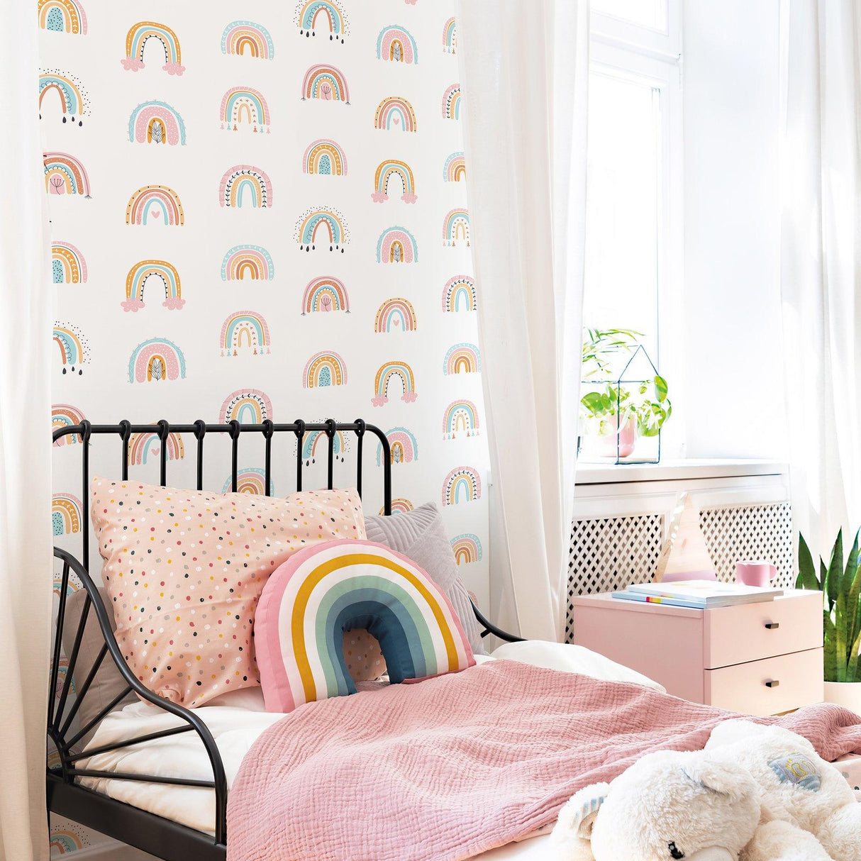 Galerie G78586 Kids and Teens Rainbo-Ho Yellow Wallpaper G78586 Yellow Wallpaper