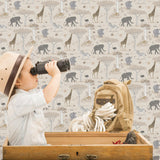 Galerie G78588 Kids and Teens Savannah Beige Wallpaper G78588 Beige Wallpaper