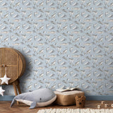 Galerie G78591 Kids and Teens Sharks Blue Wallpaper G78591 Blue Wallpaper