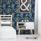 Galerie G78595 Kids and Teens Skater Boy Blue Wallpaper G78595 Blue Wallpaper