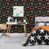 Galerie G78596 Kids and Teens Solar System Black Wallpaper G78596 Black Wallpaper