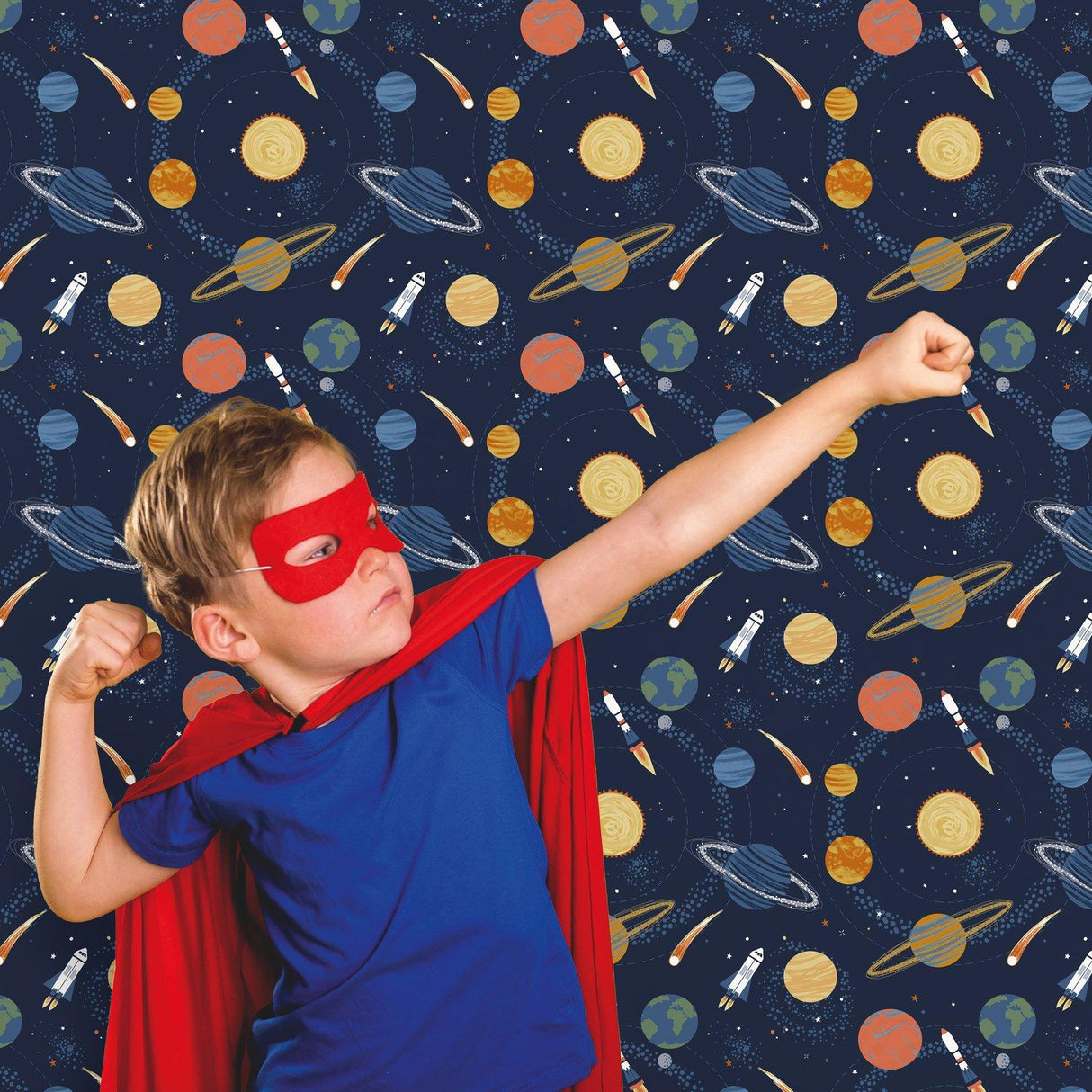 Galerie G78597 Kids and Teens Solar System Blue Wallpaper G78597 Blue Wallpaper