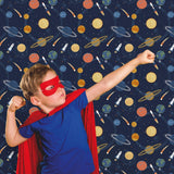 Galerie G78597 Kids and Teens Solar System Blue Wallpaper G78597 Blue Wallpaper