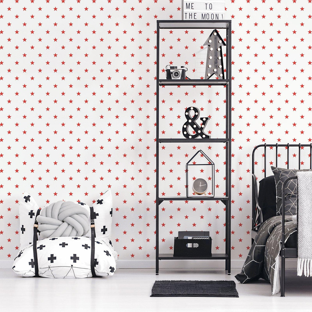 Galerie G78600 Kids and Teens Stars Red Wallpaper G78600 Red Wallpaper