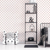 Galerie G78600 Kids and Teens Stars Red Wallpaper G78600 Red Wallpaper