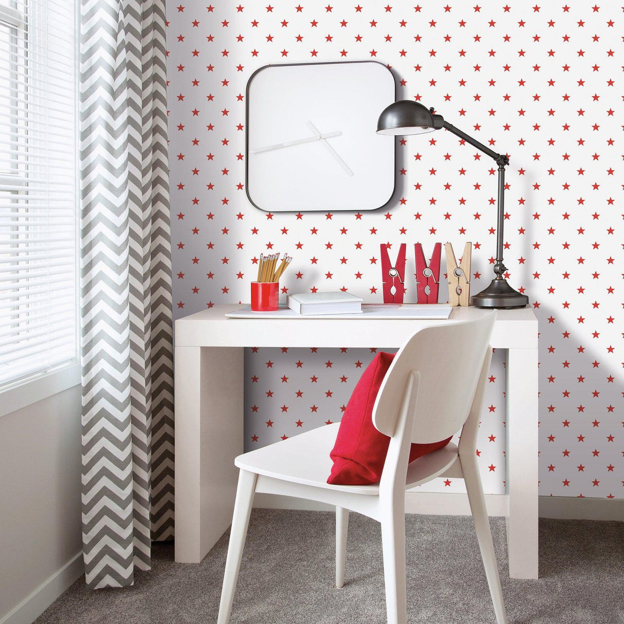 Galerie G78600 Kids and Teens Stars Red Wallpaper G78600 Red Wallpaper