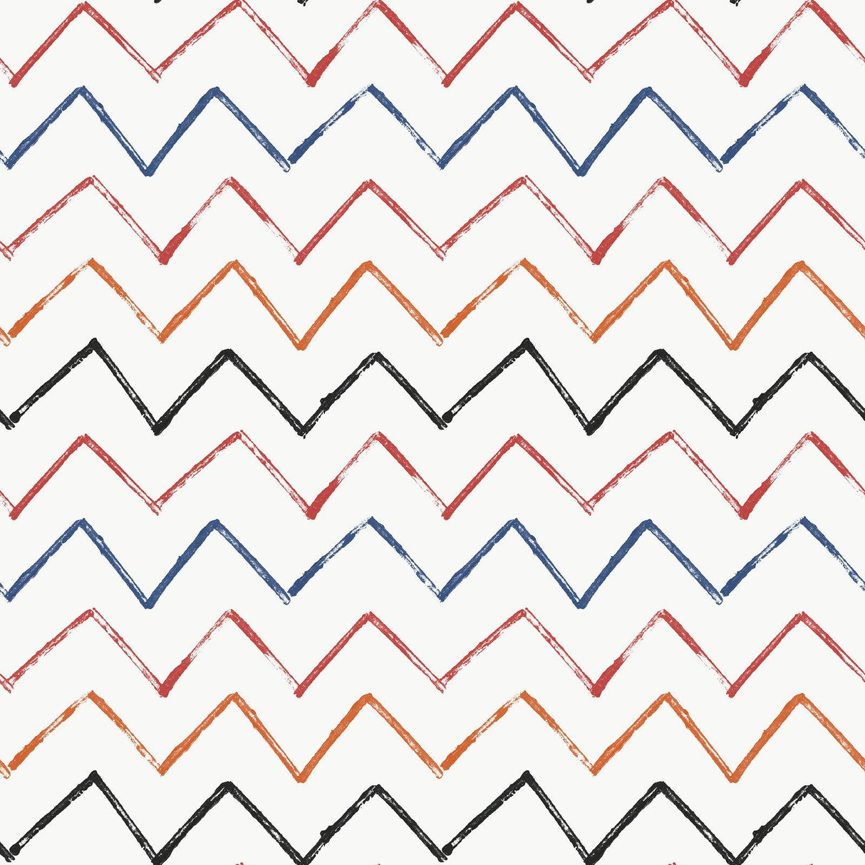 Galerie G78604 Kids and Teens Zig Zag Red Wallpaper G78604 Red Wallpaper