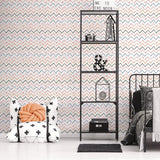 Galerie G78604 Kids and Teens Zig Zag Red Wallpaper G78604 Red Wallpaper
