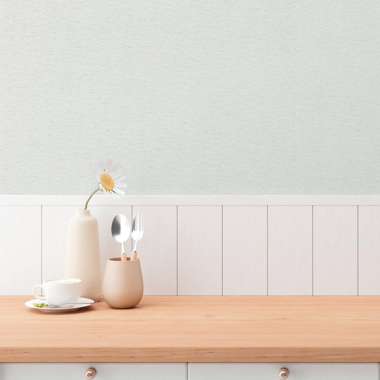 Galerie GG82169 Hygge Home Plain Texture Blue Wallpaper GG82169 Blue Wallpaper
