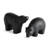 Napa Black KODA BEAR SCULPTURES ST/2
