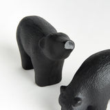 Napa Black KODA BEAR SCULPTURES ST/2