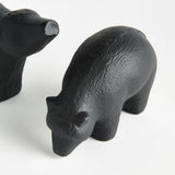 Napa Black KODA BEAR SCULPTURES ST/2