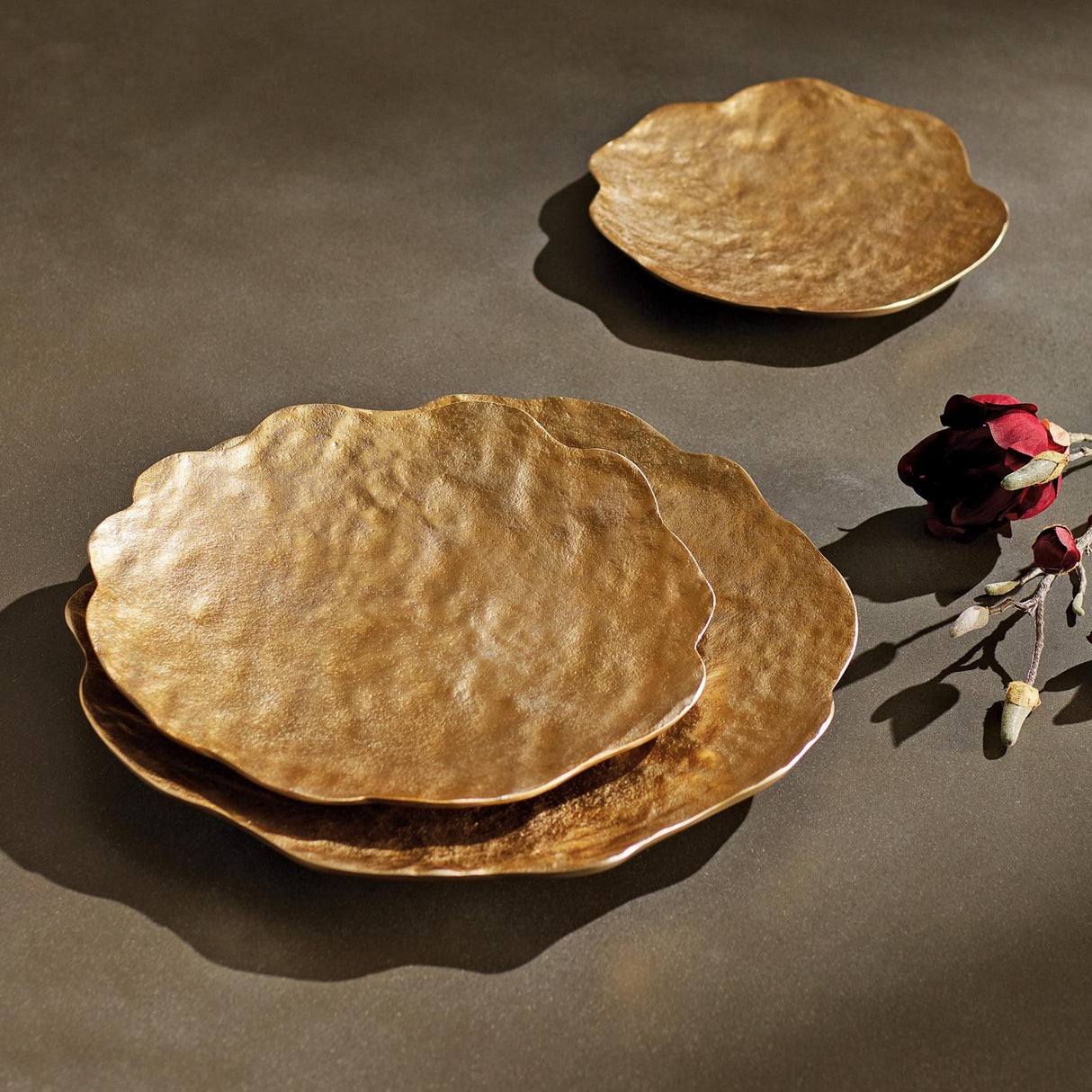 Napa Gold RYLEE DECORATIVE TRAYS ST/3
