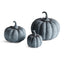 Napa Aged Zinc SCULPTED PUMPKINS ST/3