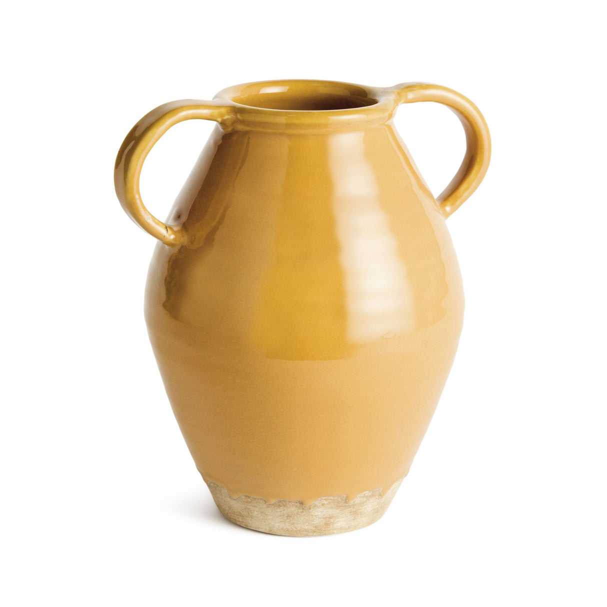 Napa Ochre/Natural MAISHA VASE WITH HANDLES SMALL
