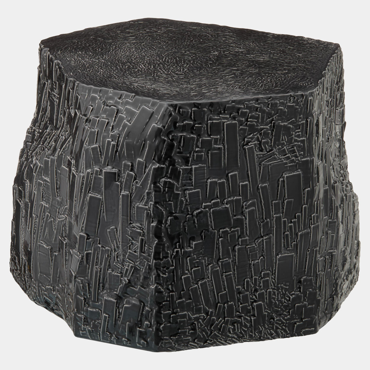 Global Views Soros Soros Accent Table-Black-Wide 16"H x 22"W x 22"D Accent Table
