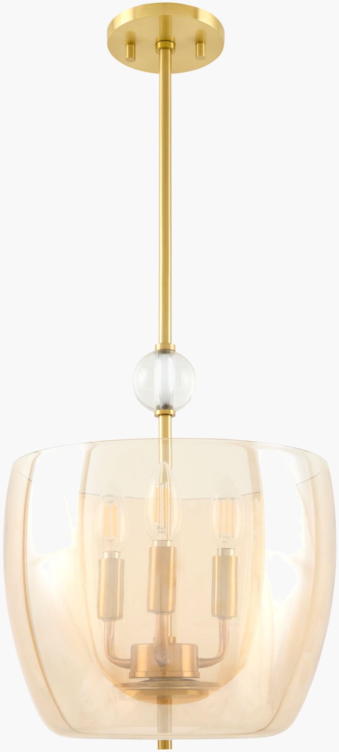 Surya Tolland TLND-001 12"L x 12"W x 10"H Ceiling Lighting