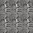 Schumacher Zebra Palm Woven Indoor/Outdoor Black Fabric
