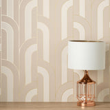 York Ezra Blush Arch Wallpaper