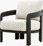 Surya Ravelle SOLE-001 29"H x 32"W x 33"D Accent Chair