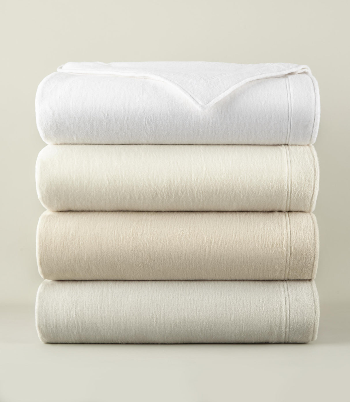 Peacock Alley All Seasons Framed Cotton Blanket WHITE