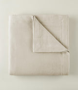 Peacock Alley All Seasons Framed Cotton Blanket TWIN LINEN