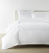 Peacock Alley Deco Classic Embroidered Duvet Set SKY
