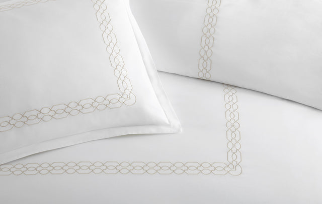 Peacock Alley Filigree Classic Embroidered Duvet Set