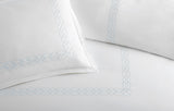 Peacock Alley Filigree Classic Embroidered Duvet Set QUEEN