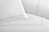 Peacock Alley Ivy Classic Embroidered Duvet Set LINEN