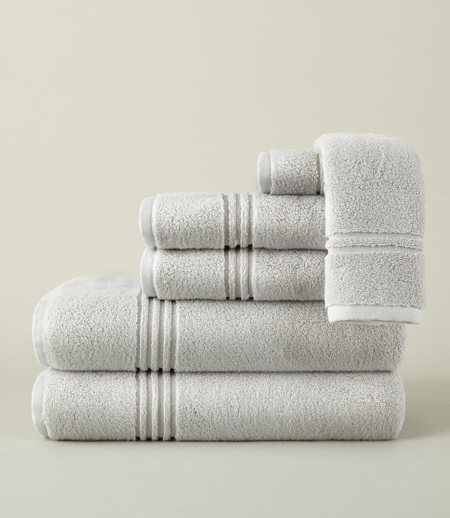 Peacock Alley CHELSEA BATH COLLECTION TOWEL SET PEWTER