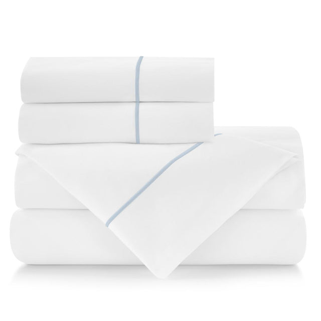 Peacock Alley SOPRANO II SATEEN FLAT SHEET TWIN THYME