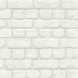 Advantage Chugach White Whitewashed Brick Wallpaper