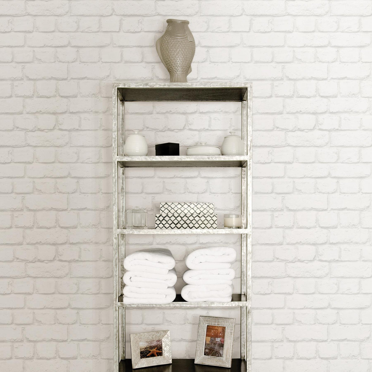 Advantage Chicago Dove Brick Wallpaper