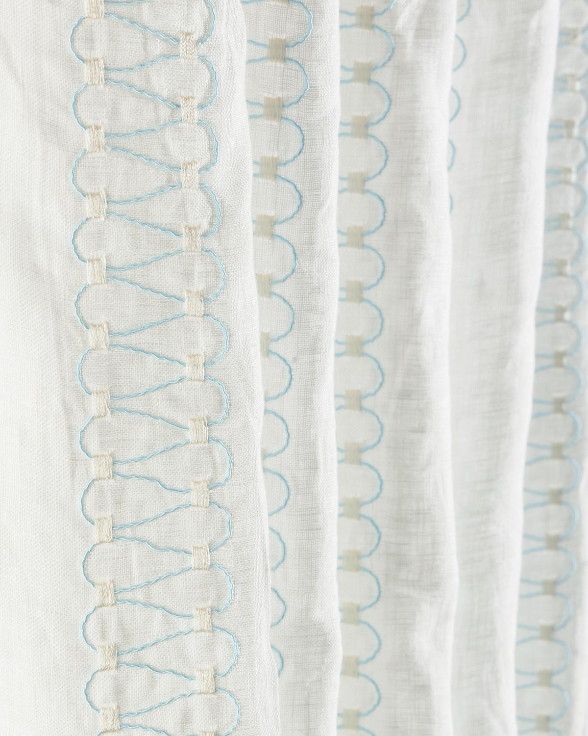 Lee Jofa ALSTON SHEER BLUE Drapery Fabric