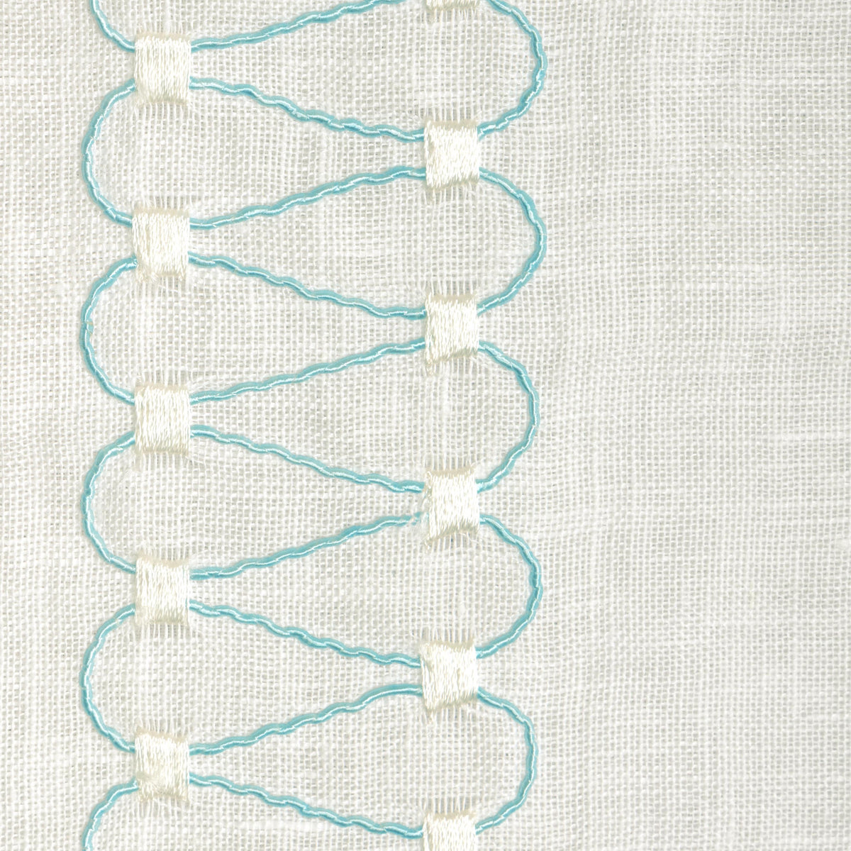 Lee Jofa ALSTON SHEER AQUA Drapery Fabric