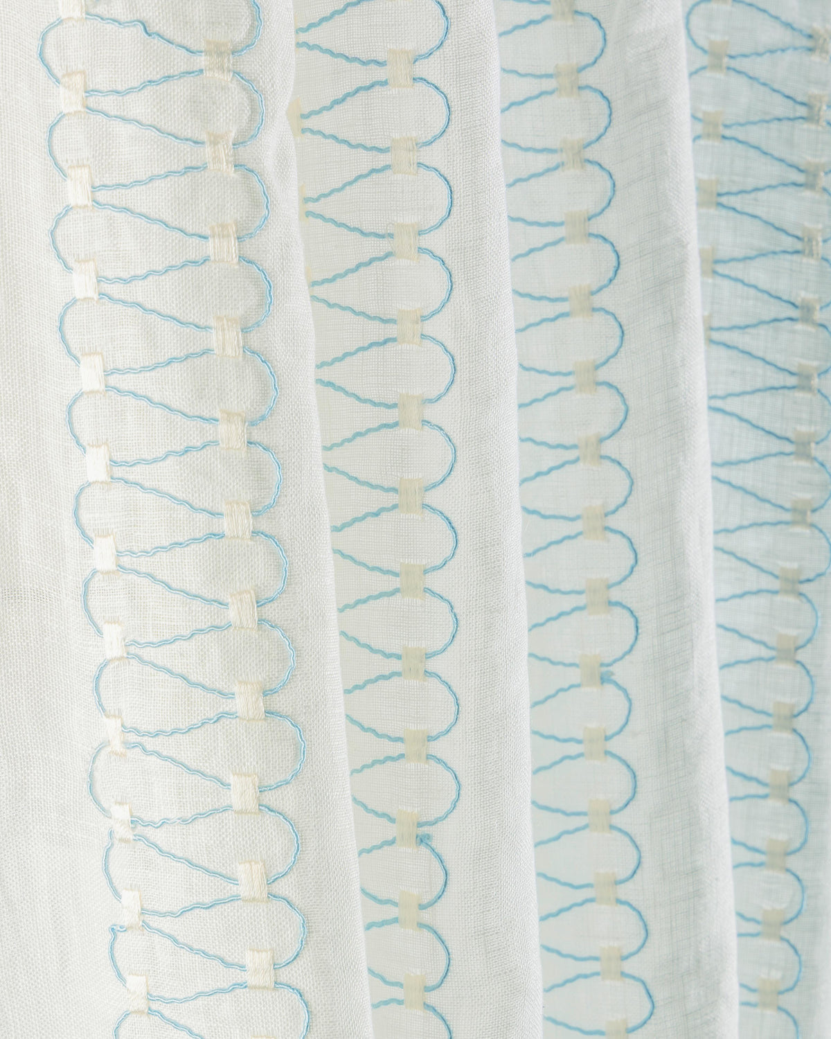 Lee Jofa ALSTON SHEER AQUA Drapery Fabric